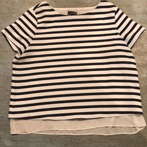 Black and white striped shirt from The Limited